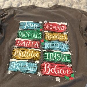 Girly girl, long sleeve Christmas T-shirt